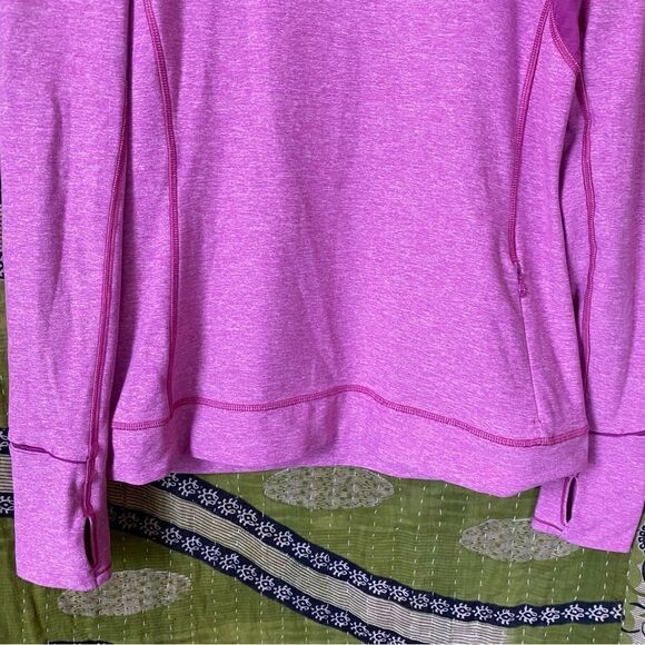 Lululemon Heathered Ultraviolet Think Fast Long Sleeve Size 8 - Picture 7 of 15